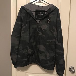 Hollister Large Camo Layered windbreaker